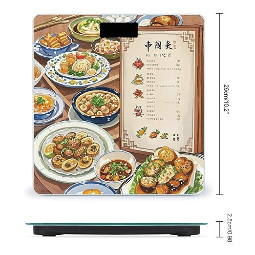 Chinese Specialties Scale for Body Weight Highly Accurate Digital Bathroom Body Scale Digital Bathroom Scales for People Anti-Slip Large LCD Display Smart Scales