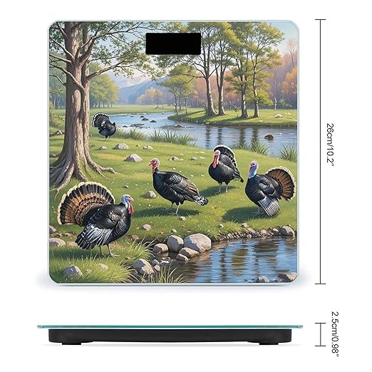 Spring Walk Scale for Body Weight Smart Scales Digital Bathroom Scale High Precision Weighing Scales with Large Display Weighing Machine for People
