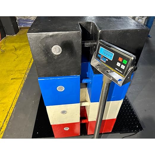 SellEton SL-4x4-1k-NN 48 x 48 (4' x 4') Industrial Floor Scale Pallet Size/Warehouse Shipping 1000 lb x 0.2 lb