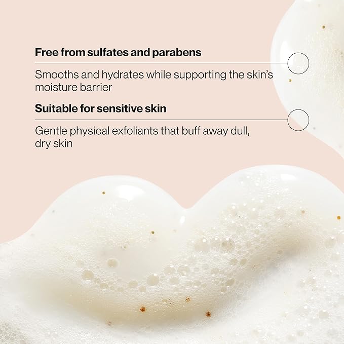 Suave Citrus Blossom Exfoliating Body Wash &amp Scrub with Glycerin &amp Vitamin E Sulfate-Free Hydrating Cleanser for Soft Smooth Skin 6 Count 18 FL OZ