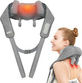 Cordless Neck and Shoulder Massager with Heat Rechargeable Shoulder Massager for Pain Relief Deep Tissue 6D Shiatsu Kneading Massage for Neck and Shoulde Pain Gifts for Mom&ampDad