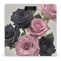 Rose Color Blush and Black Bathroom Scale Digital Weight Scale Precision 400 Lbs Weighing Scales Large with LCD Backlight Display BMI Measures