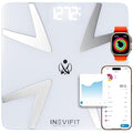 INEVIFIT SMART Body Fat Scale Highly Accurate Bluetooth Digital Bathroom Body Composition Analyzer Measures Weight Body Fat Water Muscle BMI Visceral Fat &amp Bone Mass for Unlimited Users