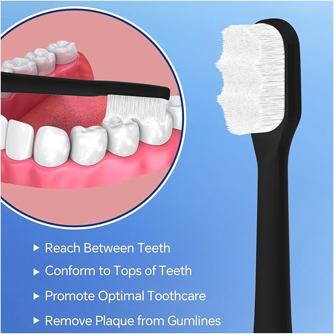 Replacement Toothbrush Brush Heads Compatible for 1100 5300 7500(2 Pcs)