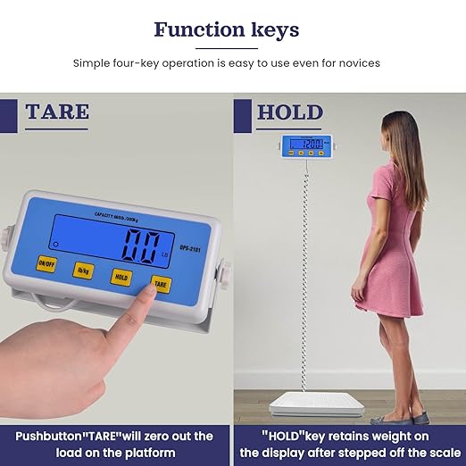 Medical Grade Scale - Scale for Body Weight with Digital Display - 660 lb Home Gym Office Professional Physician Scale High Capacity Wrestling Scale for Body Weight