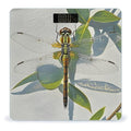 Hand Painted Dragonfly Scale for Body Weight Digital Bathroom Scale Toughened Glass High Precision Scales for Body Weight with Large LCD Backlight Display Weight Scales