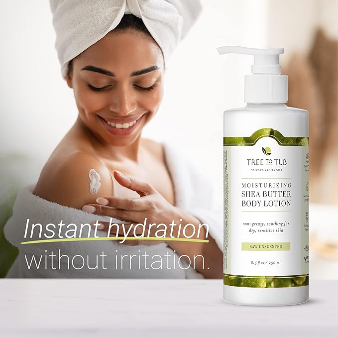 Tree to Tub Citrus Body Wash and Lotion for Dry Skin &amp Sensitive Skin pH Balanced Moisturizing Body Wash Fragrance Free Sensitive Skin Lotion for Women &amp Men