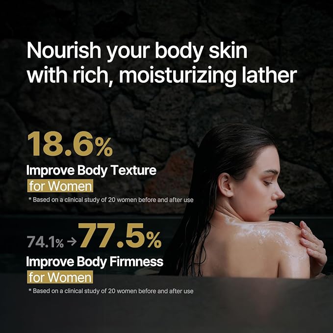 Manantio Women’s Vegan Body Cleanser Premium Body Wash for Smooth Texture Firmness &amp Hydration Improves Skin Elasticity and Moisture Balance 300ml / 10.14 fl oz