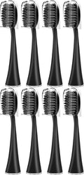 Replacement Toothbrush HeadsCompatible for Seago S9 S1 S6 S8 S21 S26 S28 SG540 SG860 SG861 SG986 SG987 SG988 2752(8pcs Black)