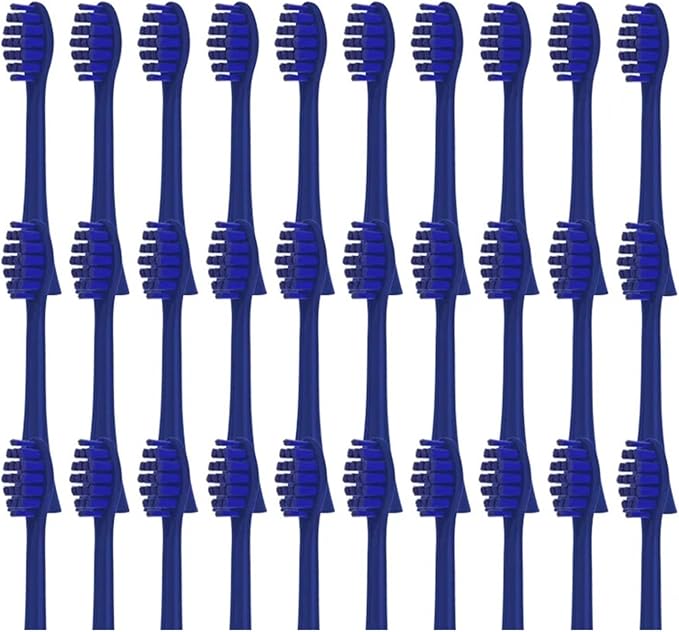 20/50/100 Pieces Toothbrush Heads Compatible for Apiyoo P7/Y8/SVP/Moon Electric Heads Vacuum Bristle Nozzle(100Blue)
