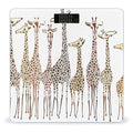 Cute Wild Cartoon Giraffes Scale for Body Weight Anti-Slip Sturdy Tempered Glass Weighing Machine Highly Digital Accurate Bright LCD Bathroom Scale for Household Gift