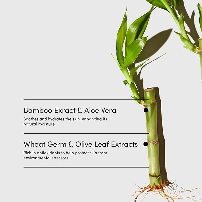 LATHER - Bamboo Lemongrass Natural Body Wash 8 fl oz - Shower Gel Cleanser - Body Soap - Essential Oils - Green Tea Aloe Vera Jasmine - All Skin Types Vegan Cruelty Free - Beauty &amp Skincare