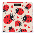 Ladybug Scale for Body Weight Digital Bathroom Scale Toughened Glass High Precision Scales for Body Weight with Large LCD Backlight Display Weight Scales