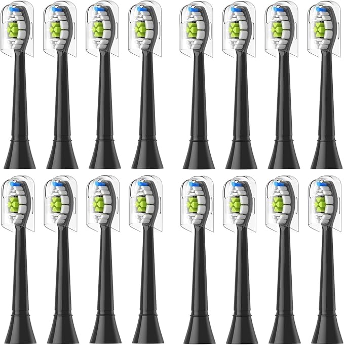 4/8/16pcs Replacement Toothbrush Heads Compatible for PhlipsElectric Tooth-Brush Head Compatible with Phllips(Red)