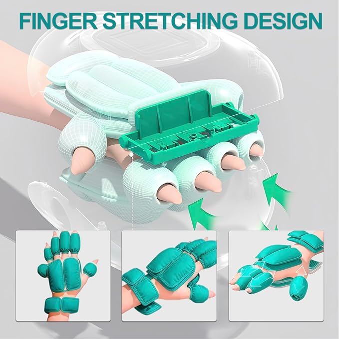 SENAINS Cordless Hand Massager with Heat and CompressionWristPalm &amp Finger MassageSoothing Stretching &amp Kneading3 Modes &amp 3 IntensitiesGifts for Women Men Relaxation at OfficeWhite