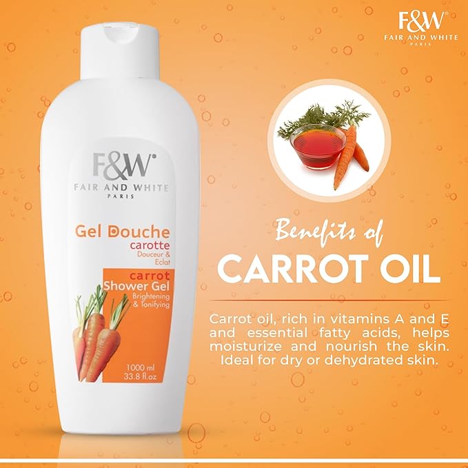 FAIR &amp WHITE Original Carrot Tonifying Body Wash 1000ml / 33.8fl.oz. (33.8)