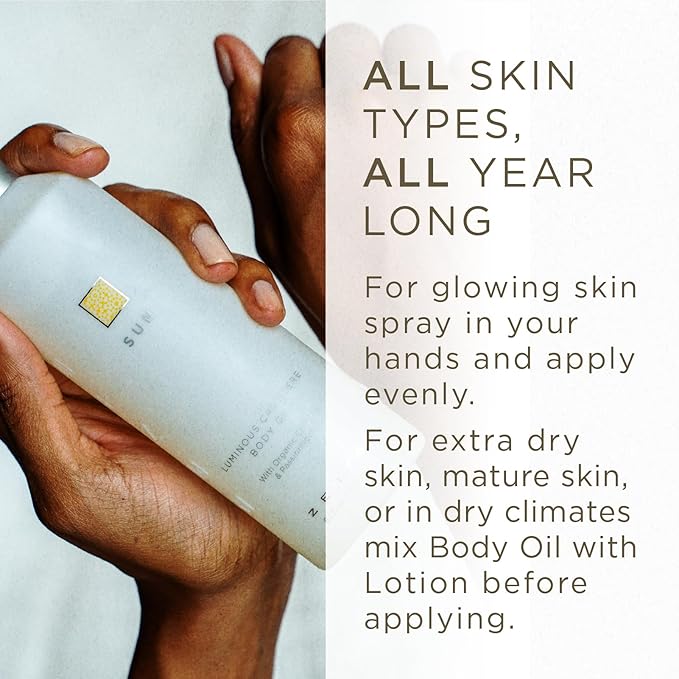 Zents Body Wash and Cashmere Oil Set (Sun Fragrance) Aloe Moisture Body Wash Soften and Moisturize Skin with Vitamin E and Organic Coconut Oil