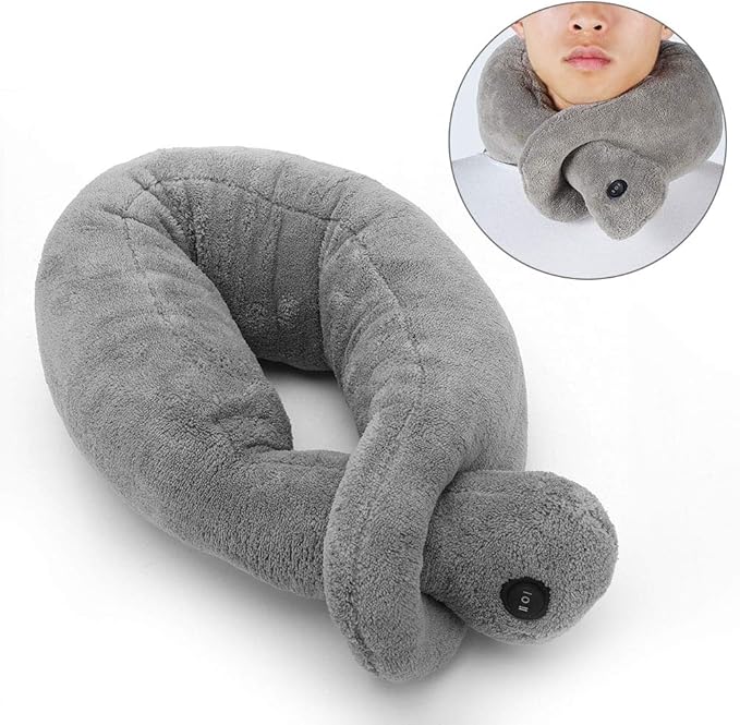 Sonew Neck Massager Neck Pillow Massager Pain Electric Neck Pillow for Pain Relief for Pain Relief Cervical with Heating for Men Massage Tools &amp Equipment for Men and Women