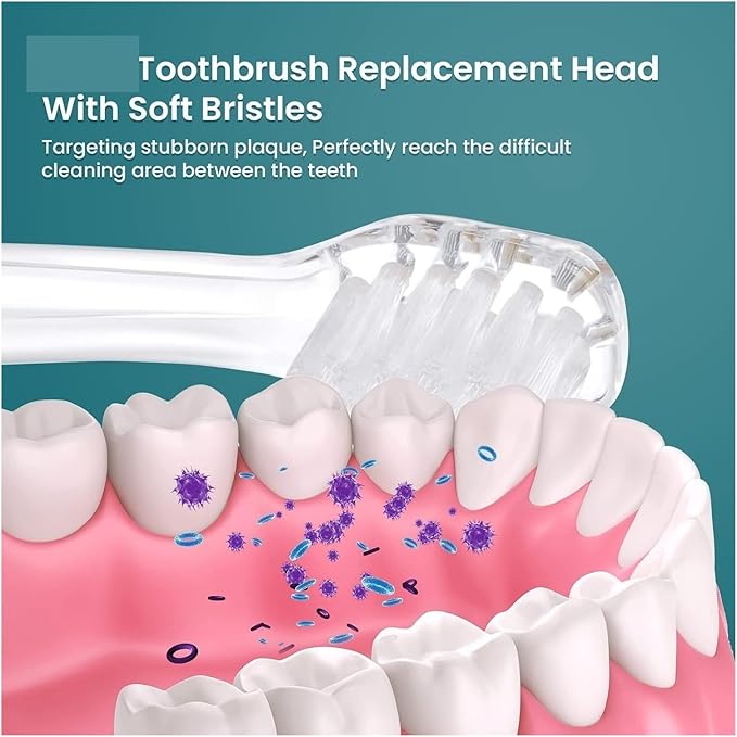 Toothbrush Replacement HeadsCompatible for 977 513 8 Packs for Compatible with Electric Toothbrushes