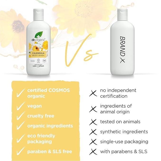 DR ORGANIC Calendula Gentle Body Wash