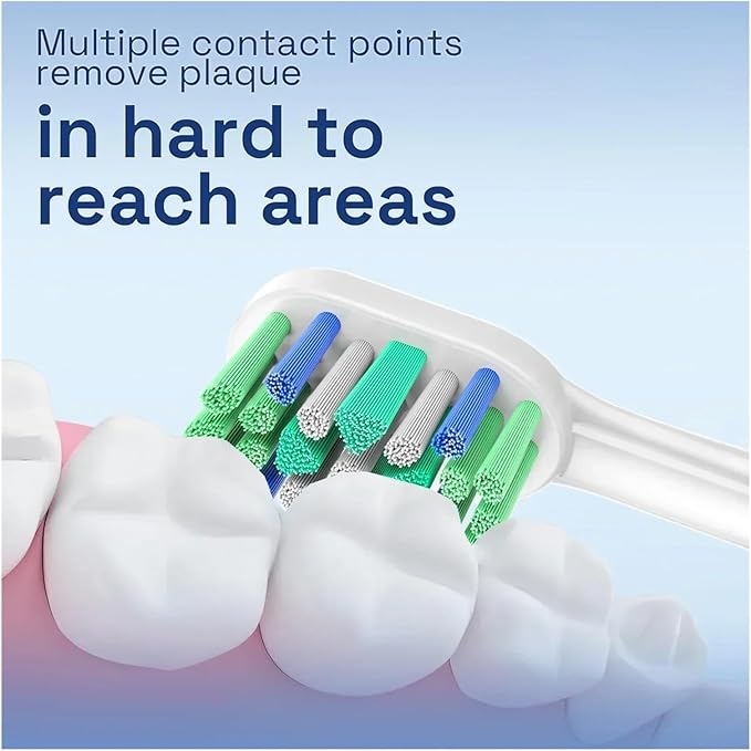 Replacement Toothbrush Heads Compatible for with Optimal Plaque Control HX9023/65 HX9044 HX9054 Electric Brush Head(20 Pcs)