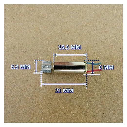 6mm*15mm Coreless Vibration Electronic Starter DC 1.5V 3V 3.7V 5V Strong Vibrating Toothbrush