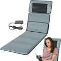 Body Massager Mat Electric Whole Body Heating Vibrating Mat Multifunctional Electric Bed Massager Tool for Neck Back Hip Waist