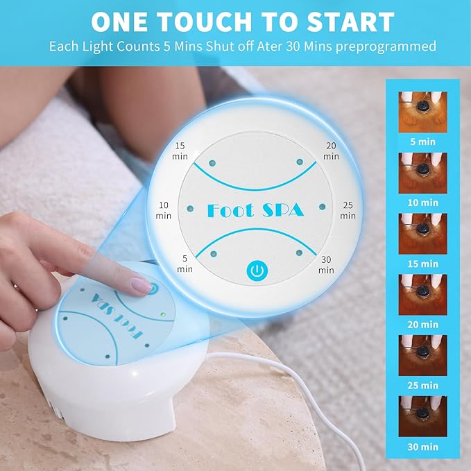 Portable Ionic Detox Foot Bath Perfect for Birthday Feet Detox Spa Ion Cleanse Chi Machine Negative Hydrogen System for Home Travelling USE with Foot Bucket 2PCS Arrays 10 Tub Liners