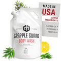 Natural Liquid Soap Body Wash | Grappling Inspired Unisex Body Wash Suitable for All Skin Types with Tea Tree Oil Neem Oil and Rosemary Extract - Citrus/Tea Tree Scent (32oz) Refill