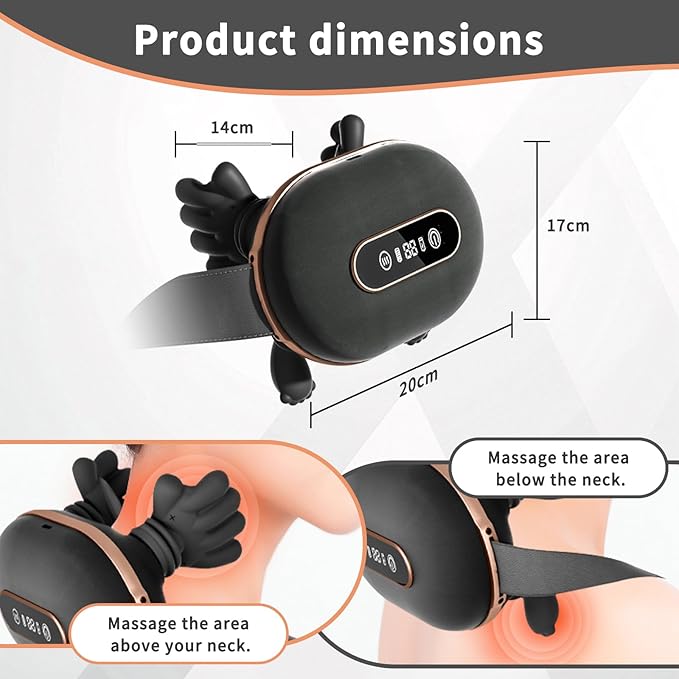 4D Neck Massager with LED Display