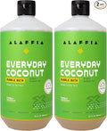 Alaffia Everyday Coconut Bubble Bath Purely Coconut Scent 2-Pack 32 Oz Ea