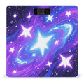 Starry Print Bathroom Scale for Body Weight LCD Display Digital Bathroom Scale Tempered Glass Bathroom Weight Scales Fashion Smart Scales for Home Bedroom 400 Lb