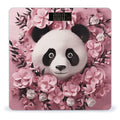 Pink Panda Scale for Body Weight Anti-Slip Digital Bathroom Scale Sturdy Toughened Glass Weighing Scales High Precision Safe Rounded Corners Smart Scales