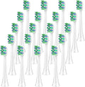 Replacement Toothbrush Heads Compatible for HX9023/65 HX9044 HX9054 Brush Head 12/20pcs(20 Pcs)