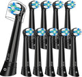 iO Replacement Heads Compatible with Oral b iO 2/3/4/5/6/7/8/9/10 Series Electric ToothbrushToothbrush Heads with Medium-Hard Bristles for Plaque Removal &amp Teeth CareBlack