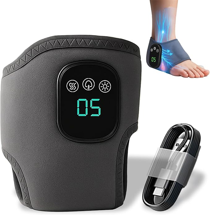 GDSAFS 2026 Upgrade Foot Massager for Neuropathy Cordless Portable Foot Triple Method Massager 3 Vibration Grade &amp 5 Heat Grade for Achilles Tendinitis &amp Plantar Fasciitis Pain Relief (1PC)