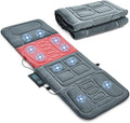 ERGOMASTER Massage Mat with 10 Vibrating Motors Heating Pad Full Body Massager Pad Cushion for Relieving Neck Back Waist Legs (Massager mat-fi01)