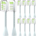 10Pack Toothbrush Replacement HeadsCompatible for Philips One Series Sonicare Rechargeable HY1200/06 BD1003/AZ(White)