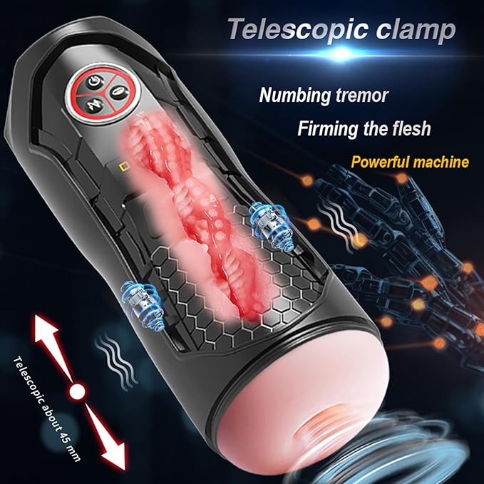 Automatic Male Masterburbatar Hands Free Vibration Sucking Thrusting Mastusbafor Life Size Tight Pocket Puzzy Sleeve Silicone Electric Massager Blowjobob Machine Underwear YTT (Extra Large)