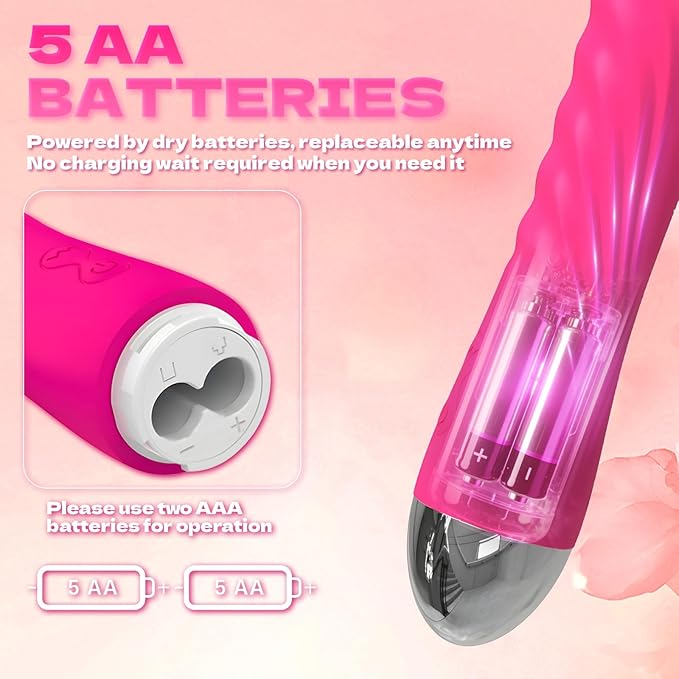 Portable Vibrating Massager -Clitioral Sucker Relaxes Muscles Heating Modes Viboators Toy Couples- for Body and Back Foot Silent Personal for Sports Massage Adult Tools Relaxation 1012PWO07c (Pink)