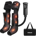 Nekteck Leg Compression Massager with Heat Leg Massager for Circulation and Pain Relief Air Compression Boot Massage Tool with 2 Heats 6 Modes Relaxation Tool for Men Women Athletes