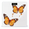 Orange Butterfly Bathroom ScaleHighly Accurate Digital Weighing Machine for People Bright LED Display Weight Scale for The Aldult Home Use