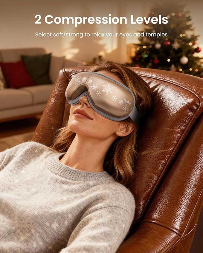 RENPHO Eye Massager with Heat Mothers Day Birthday Gifts for Mom Women Men Her Eye Mask for MigraineSleep Mask for Dry Eyes Relax Reduce Strain for Men Dad Eyeris 1