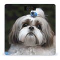 Shih Tzu Dog Weight Scale Large Bathroom Scales Digital Weight with Bright LED Display Non Slip Automatic Weighing Scale Fashion Weighing Machine for Body