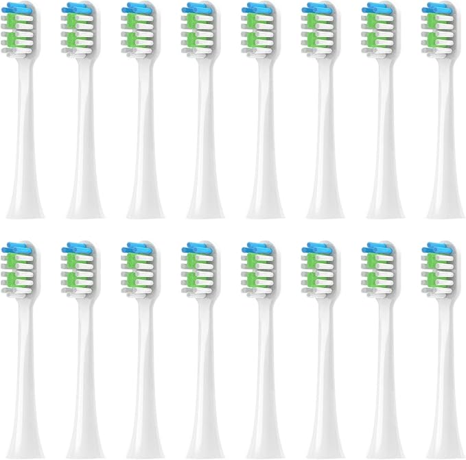 Compatible for Replacement Toothbrush Heads for Sarmocare S100 S200 S600 S700 S800 S900 S710 S820 S910 Electric for Hyundai X100(16pcs White)
