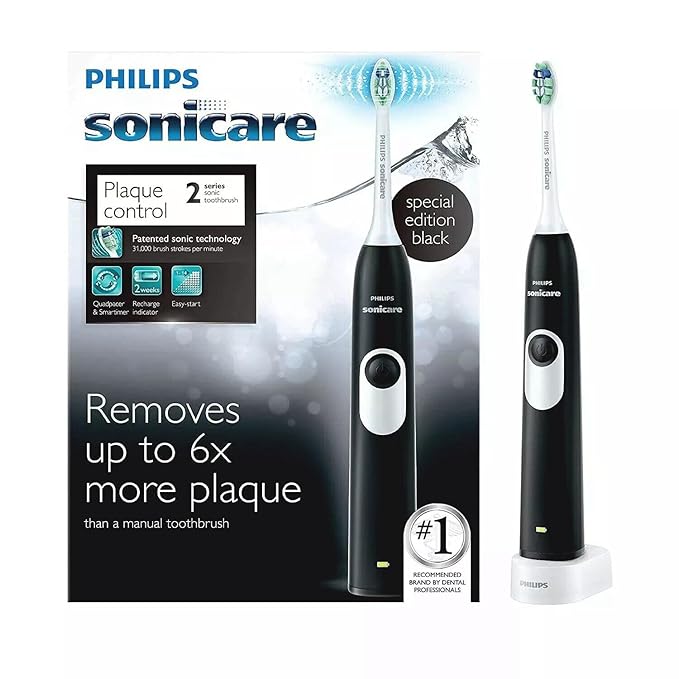 Philips Sonicare ProtectiveClean 4100 Electric Rechargeable Toothbrush Plaque Control Brown Box Packaging Black