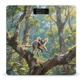 Lemur Weight Scale Large Digital Bathroom Scales with Bright LED Display Non Slip Digital Scale and Step On Fashion Weighing Machine for Body