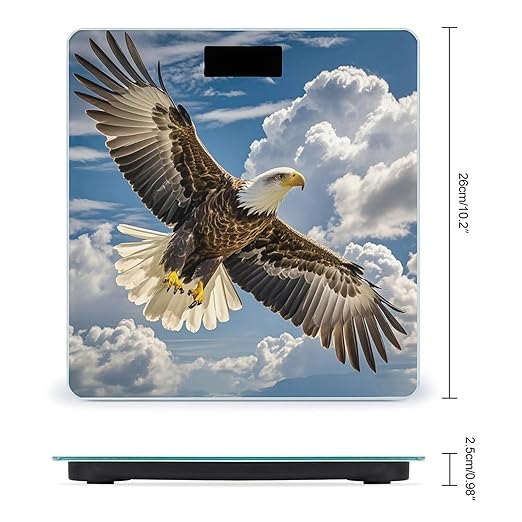 an Eagle Scale for Body Weight Digital Bathroom Scale Toughened Glass High Precision Scales for Body Weight with Large LCD Backlight Display Weight Scales