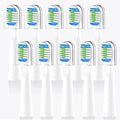 10PCS FW-E11 E10 E6 D7S Electric Toothbrush Replacement Brush HeadsCompatible for E11(10PCS White)