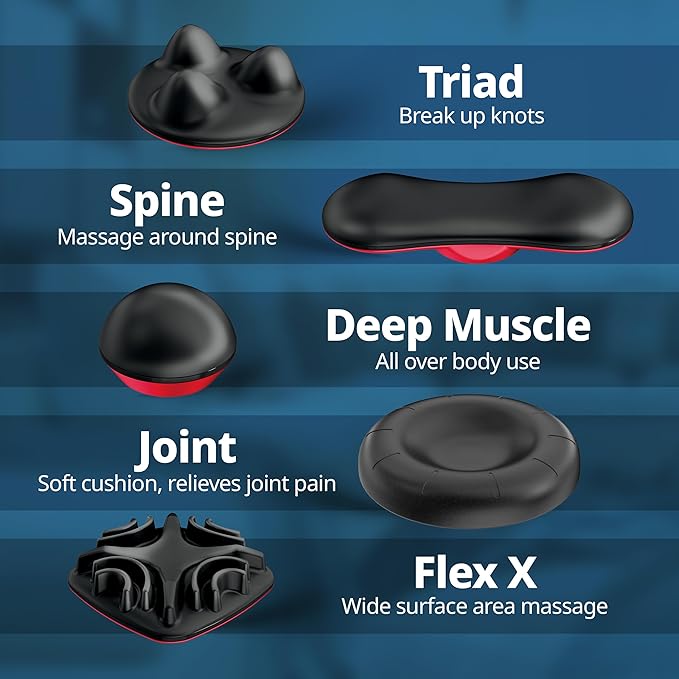 Wahl Cordless Lithium Ion Deep Tissue + Percussion Massager for Neck and Shoulder Pain Massage Tool with 5 Modes &amp Attachments That Provide Joint and Sciatica Pain Relief FSA Eligible – 3025692